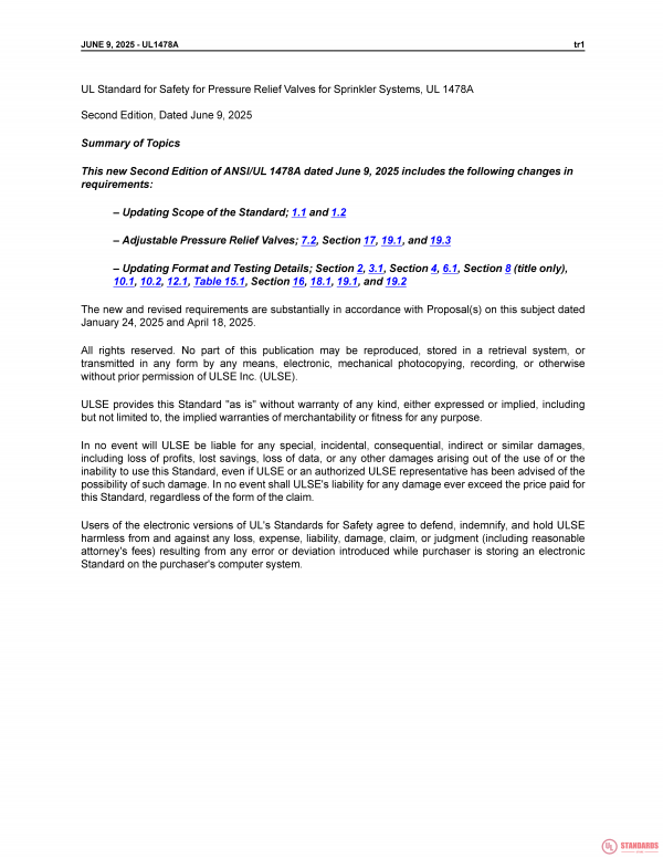 UL 1478A PDF UL 1478A PDF